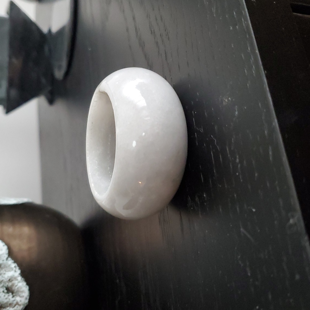 😸VTG Marble Candle Holder – Small Stone Decor